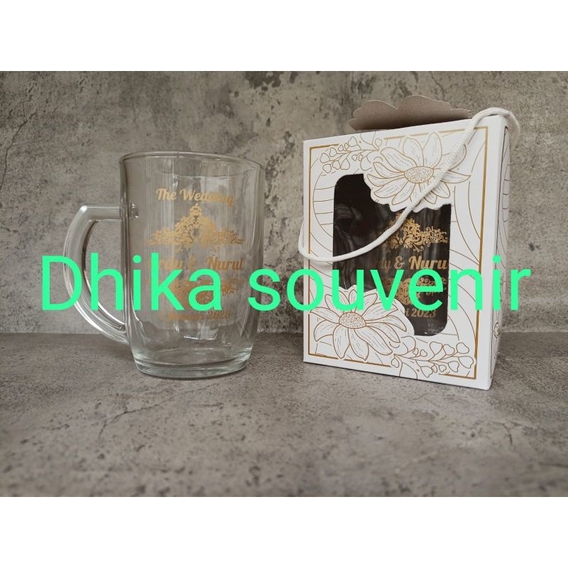 souvenir gelas gagang jumbo box