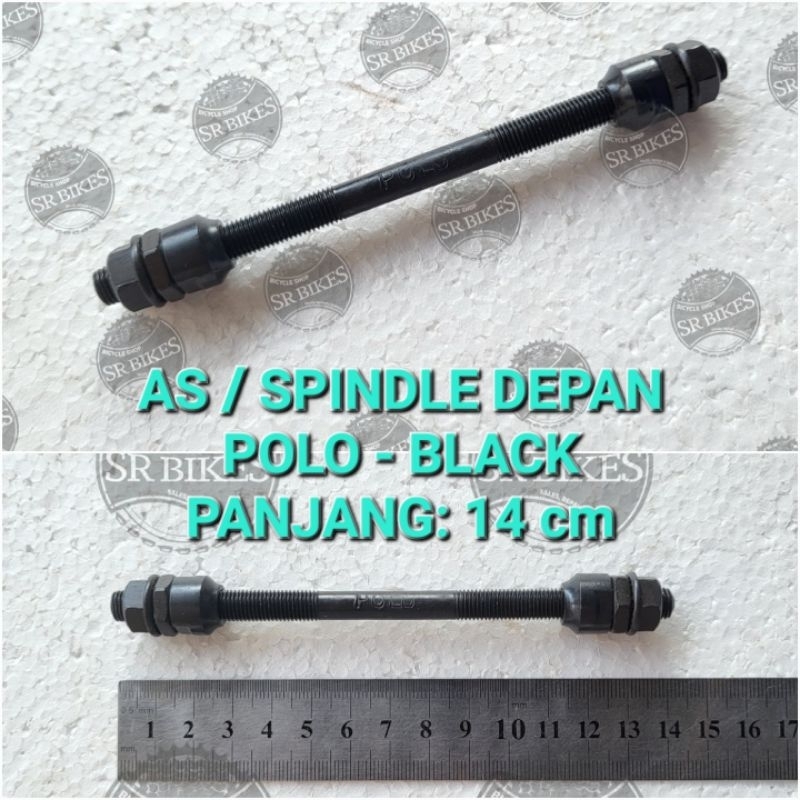 AS / SPINDLE Roda DEPAN atau BELAKANG Sepeda MTB Minion Lipat BMX CTB