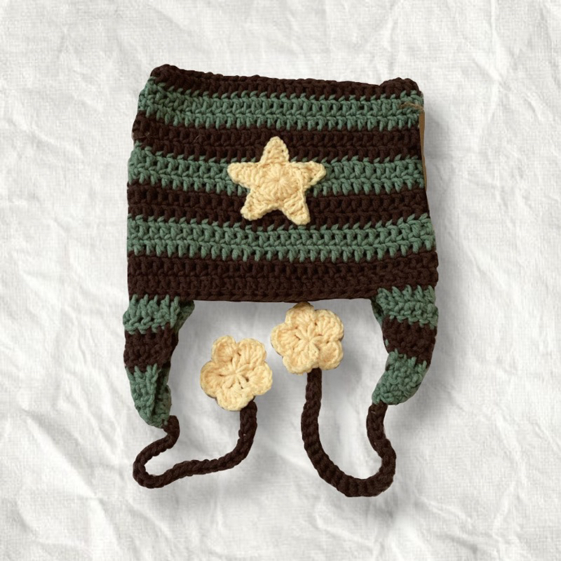 Crochet Cat Beanie Hat beabadoobee