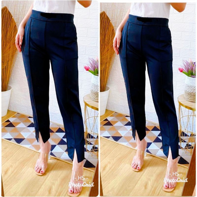 baggy pants pencil slit scuba premium