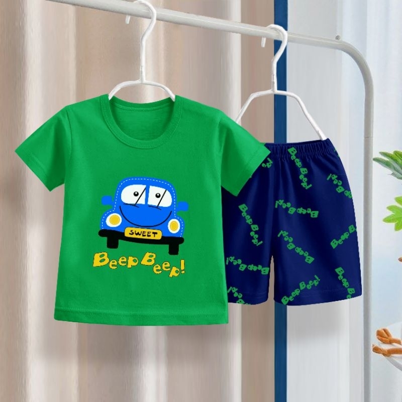 RAMORA SETELAN ANAK LAKI LAKI/ SET BAJU ANAK COWOK / PAKAIAN ANAK LAKI LAKI UMUR 1-6TAHUN