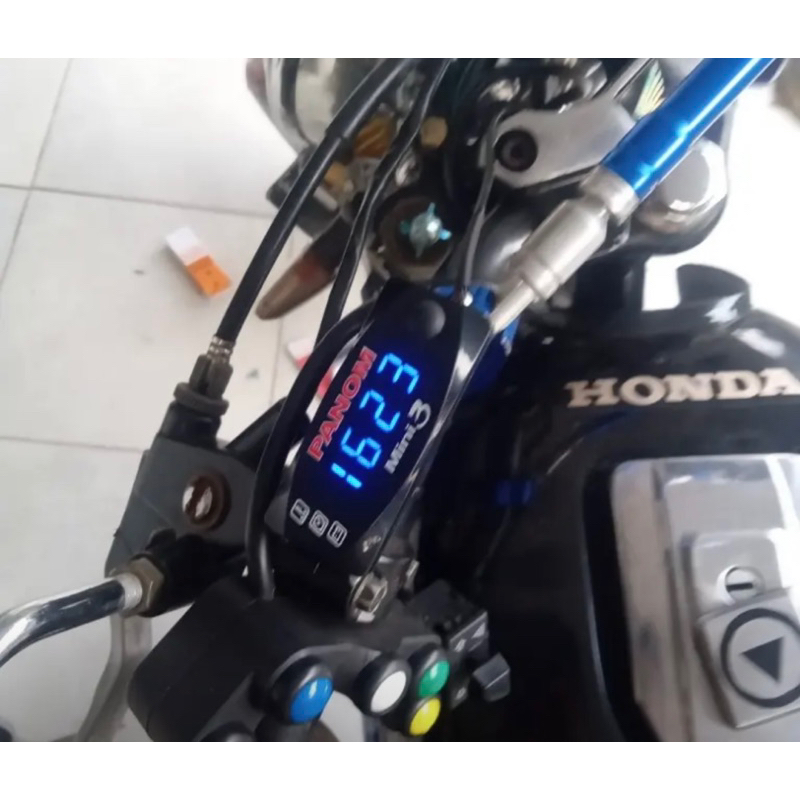 VOLTMETER AKI DAN JAM DIGITAL 2in1 WATERPROOF UNIVERSAL