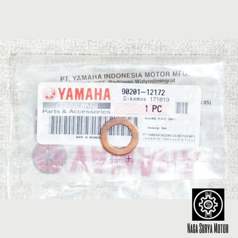 Ring baut pembuangan oli bawah Mio RX King 90201-12172 ORI YGP