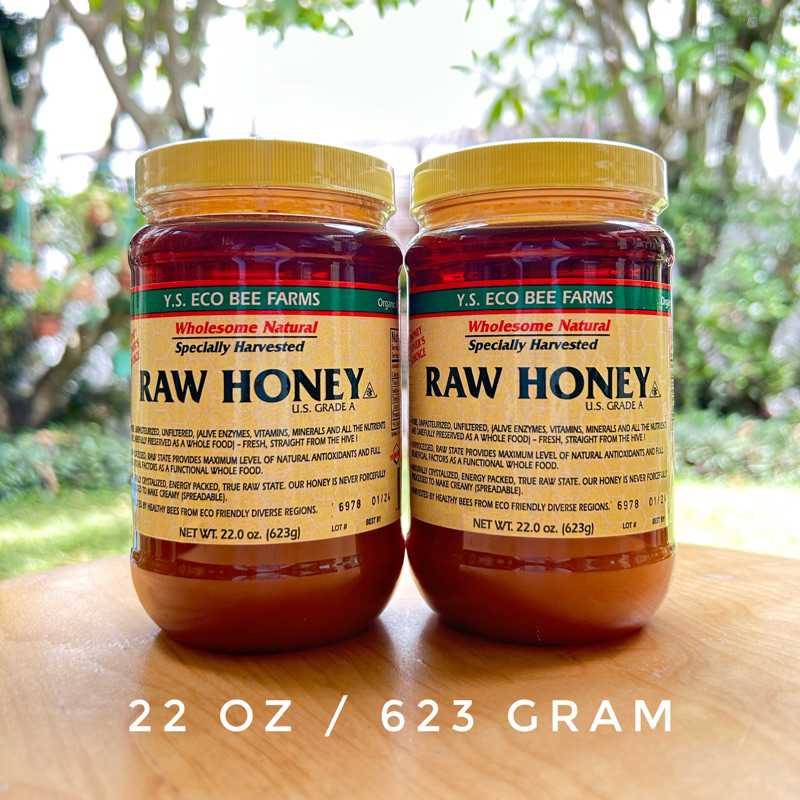 

Y.S. ECO BEE FARM Wholesome Health Speacially Harvested RAW HONEY 14 oz (396 gram) dan 22 oz (623 gram)