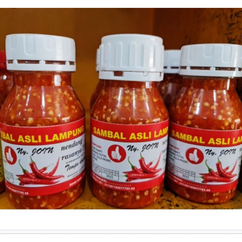 

TERMURAH SAMBEL SAMBAL NY JOIN BAWANG PUTIH 100% SAMBAL ASLI LAMPUNG