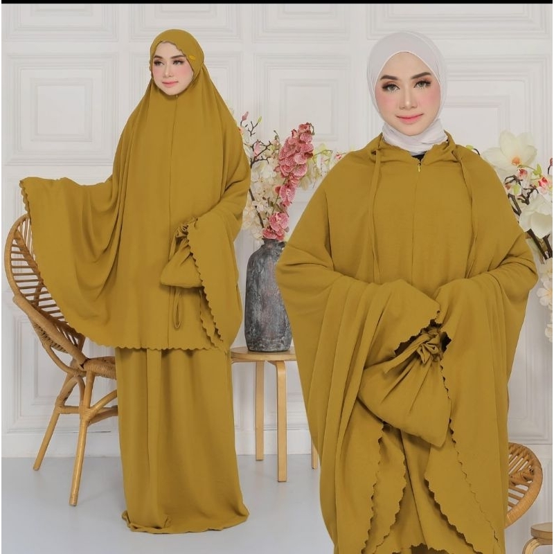 mukena laser crinkle airflow