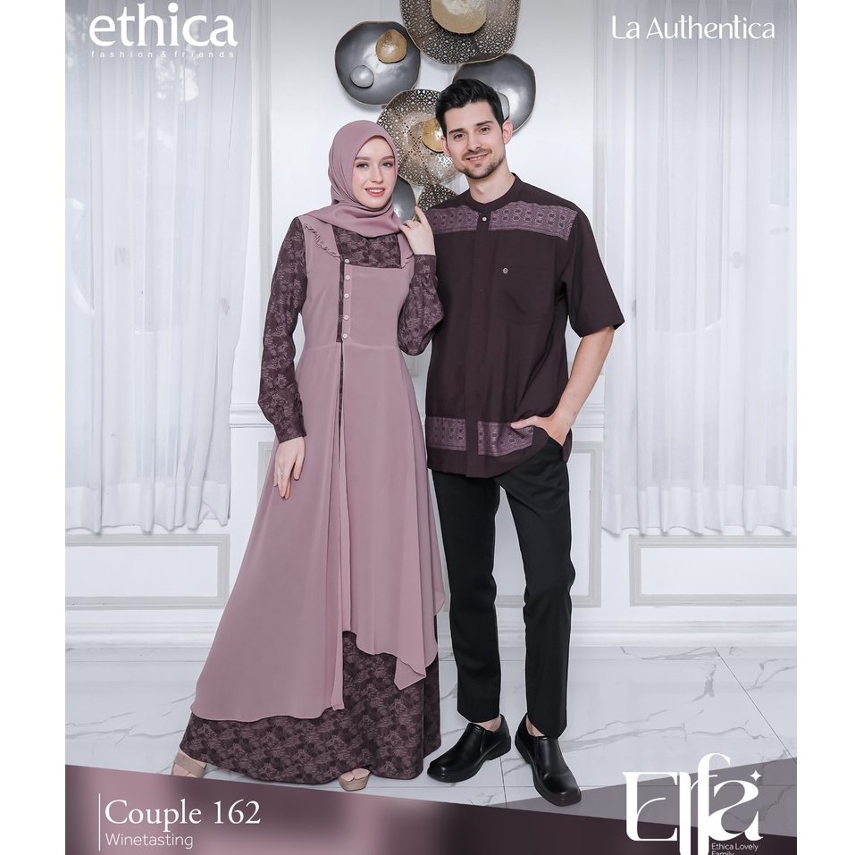 Ethica Gamis Couple Elfa Ethica Kagumi 275 Kahfi 257 Original by Ethica