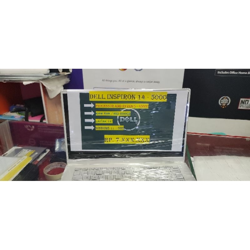 DELL INSPIRON 14 - 5000 RYZEN 5 4500U 8GB SSD 256GB