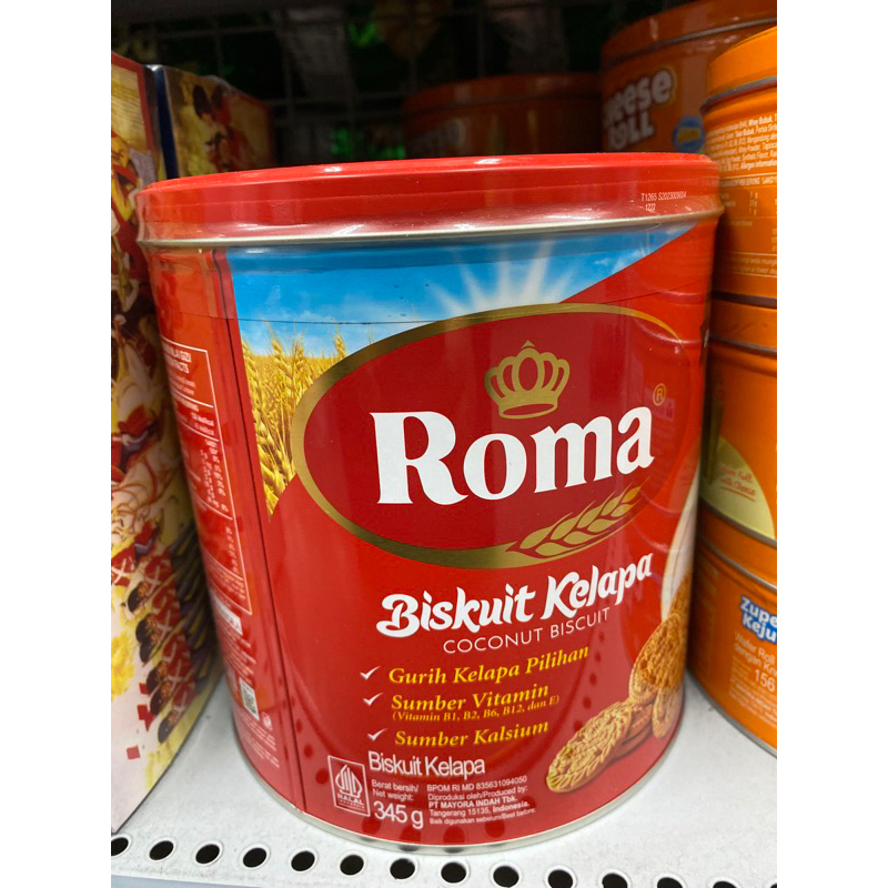 

Roma Biskuit Kelapa 345g kaleng