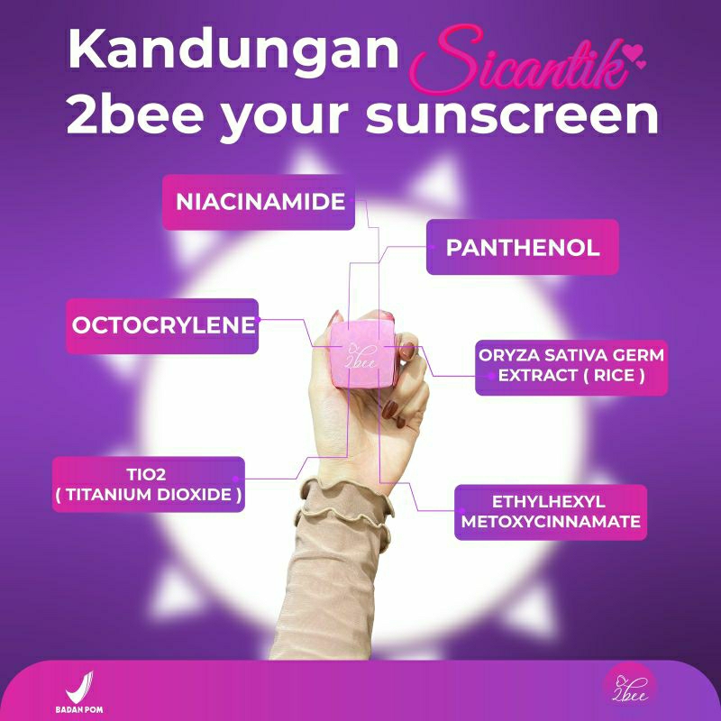 2 bee your sunscreen