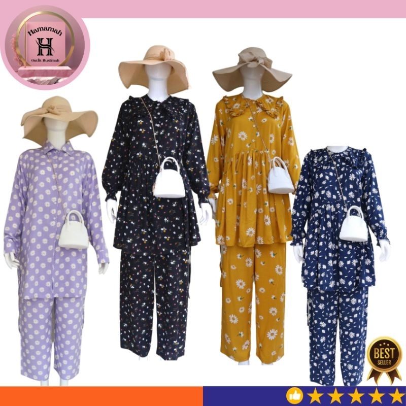 One set rayon viscose premium one set jumbo LD 110 tunik set jumbo rayon viscose long tunik one set 