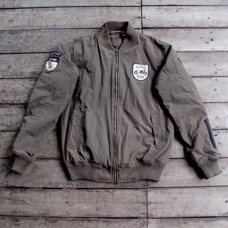 Jacket Flight Bomber Vintage second