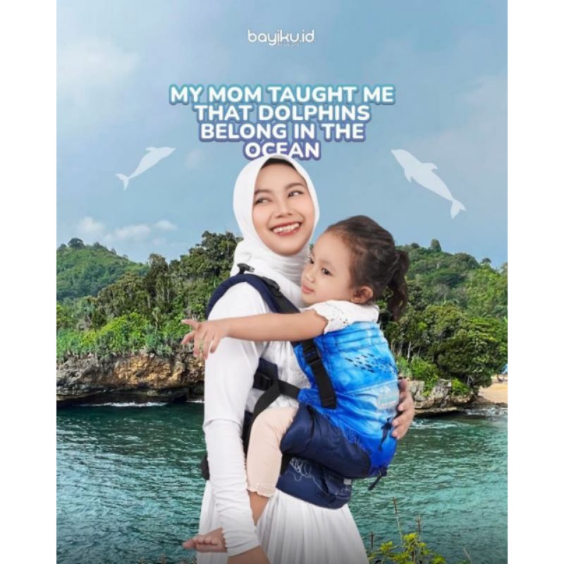 SSC ACTIVA BABY CARRIER BAYIKU.ID MARK III, GENDONGAN M SHAPE