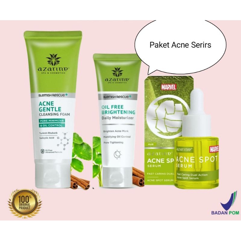 Azarine Paket Acne Series
