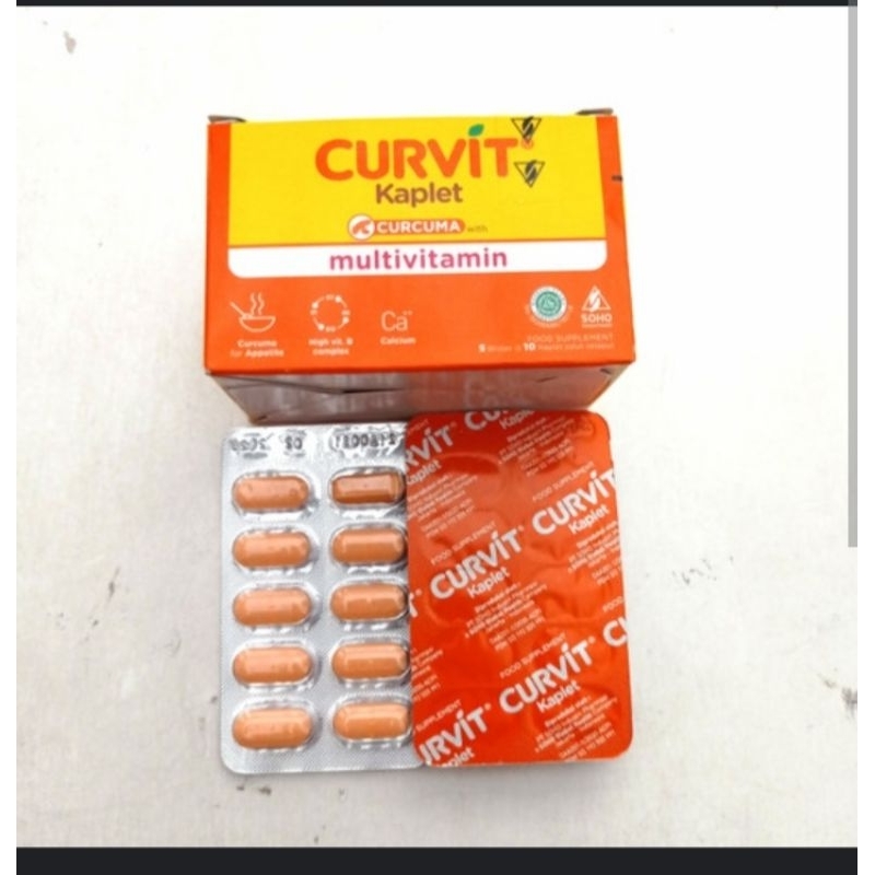 Curvit tablet strip
