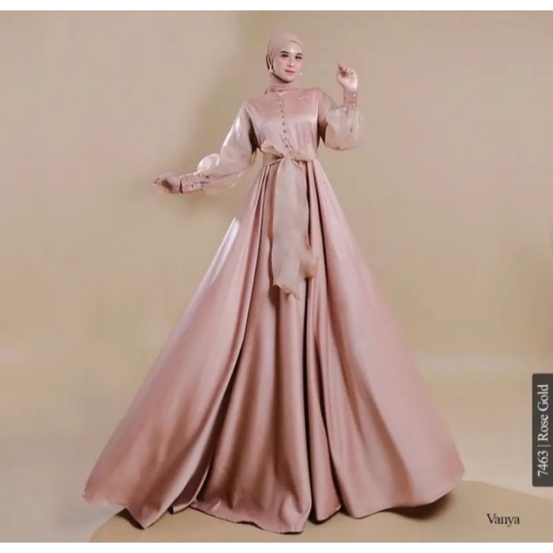 hazel dres lebaran kondangan -gaun pesta-gaun terbaru -gaun bridesmaid -gaun kondangan