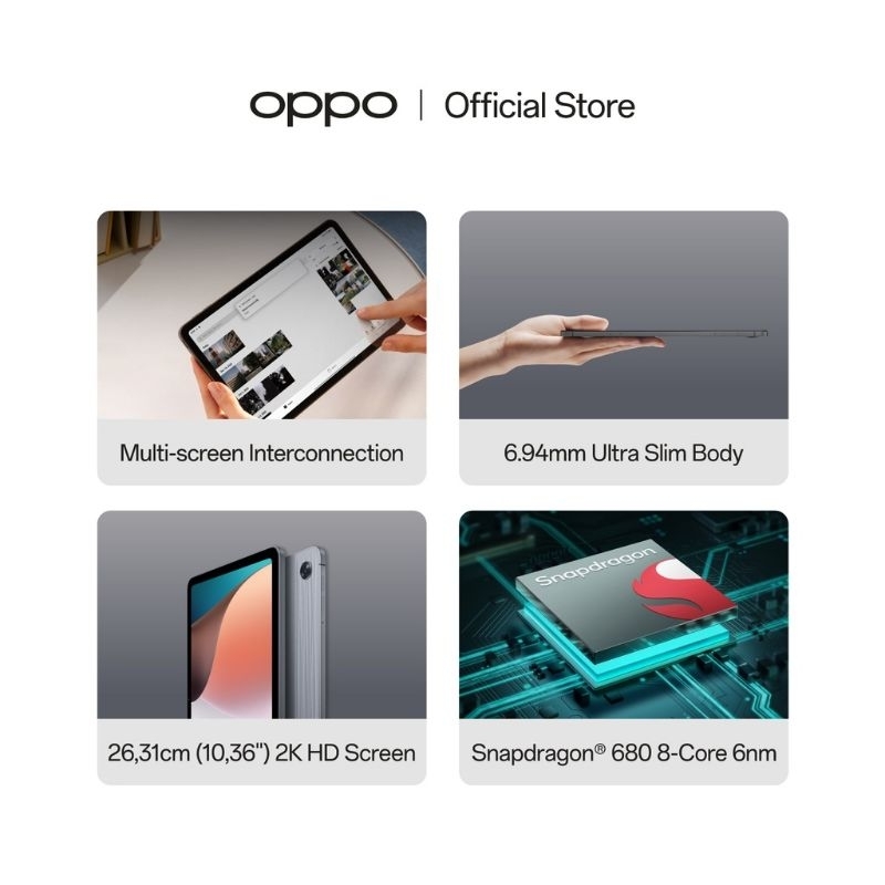 OPPO PAD AIR RAM 4GB ROM64GB