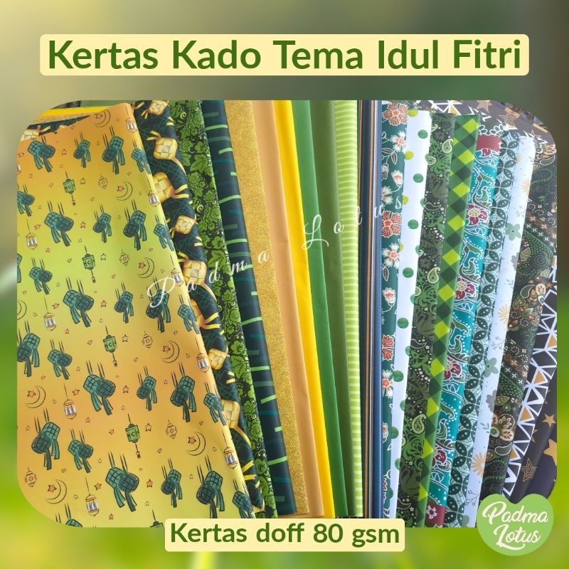 Kertas Kado Natal isi 10 christmas wrapping paper