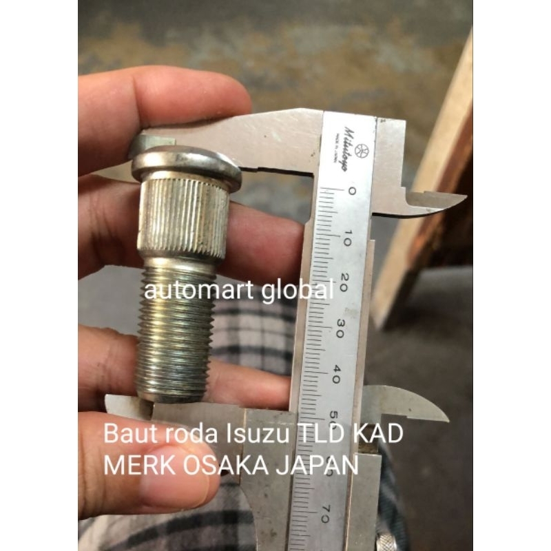 Baut roda depan Isuzu TLD56 ASLI JAPAN