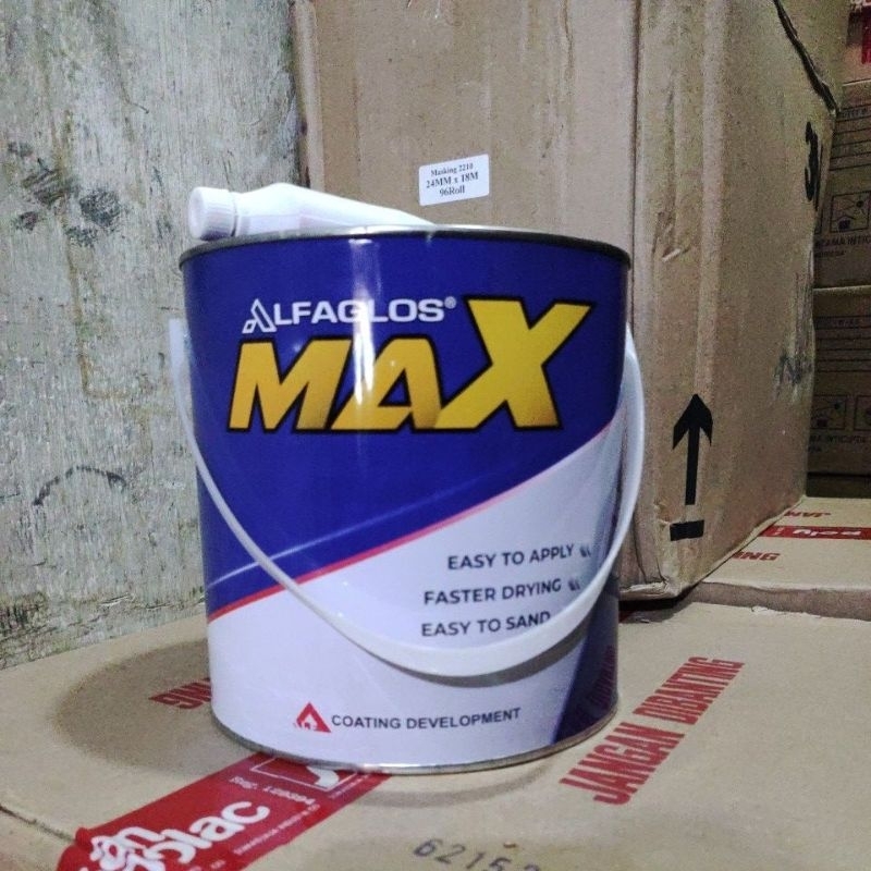 Dempul Max Alfagllos Kemasan Galon 3kg