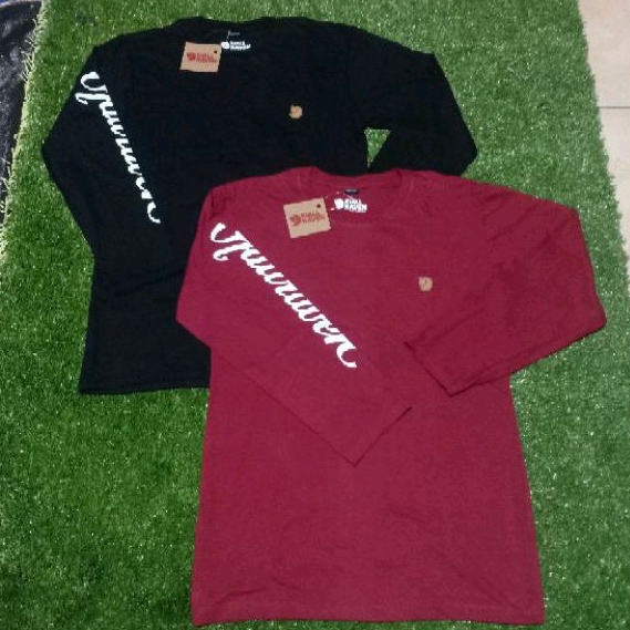 Kaos lengan panjang fjallraven / fjallraven long sleeve / kaos lengan panjang
