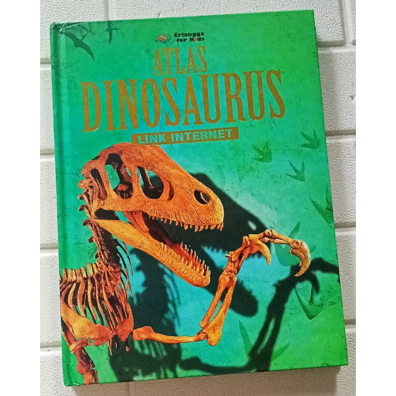 Atlas Dinosaurus Link Internet, Erlangga for Kids (Ori, Bekas, Preloved)