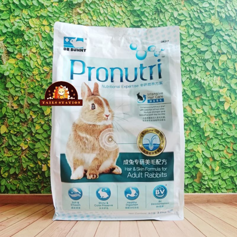 DR317 Dr Bunny Pronutri Skin & Hair Adult Rabbit 3,6 kg Makanan Kelinci