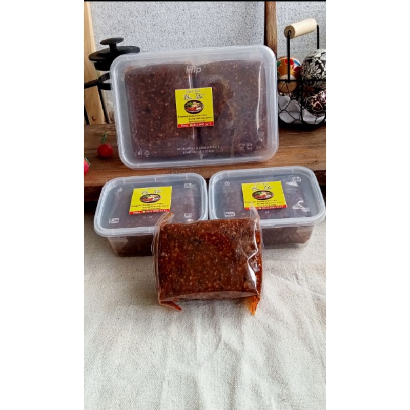 

sambel pecel lezat Bu Tita khas ponorogo 500gr