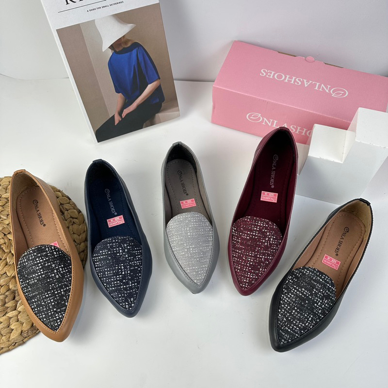 Onlashoes - Flat Shoes YN04 Sepatu Flat Wanita