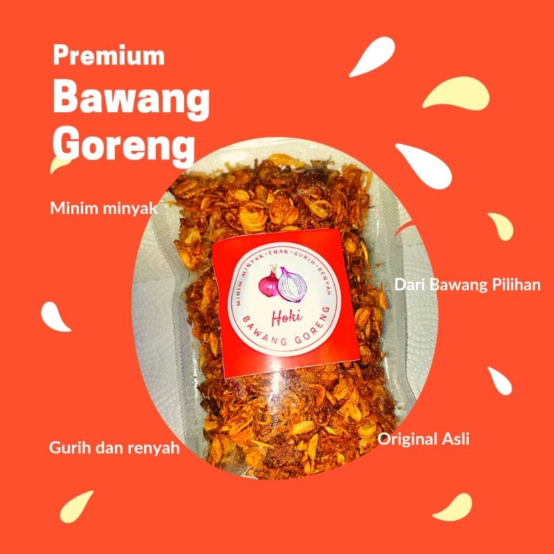 

Bawang goreng premium,kriuk,enak,130g