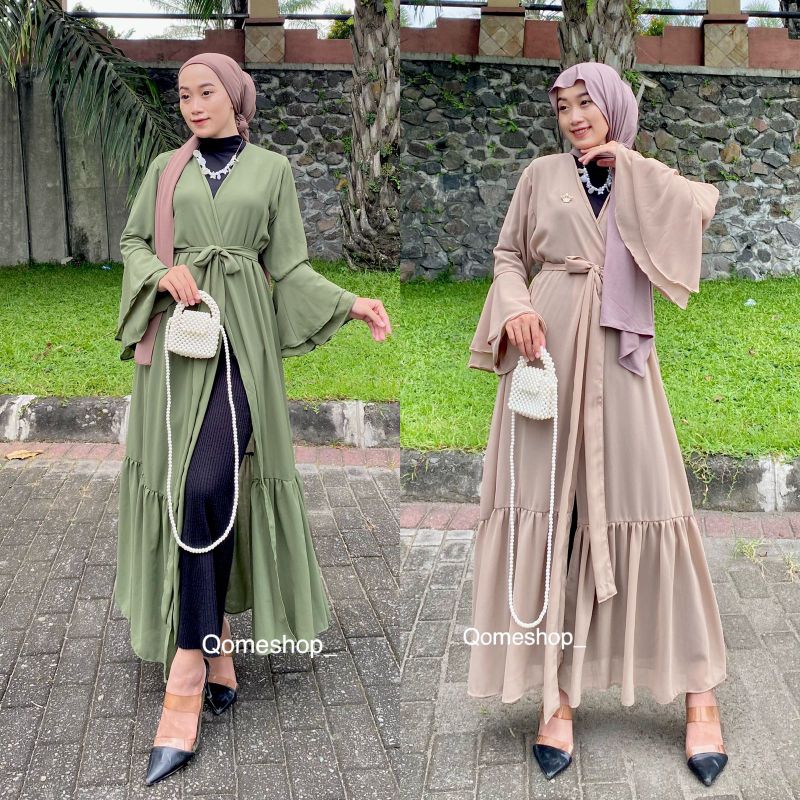 Latopia_ Outer Jemma Ceruti Polos Wanita Panjang Hitam