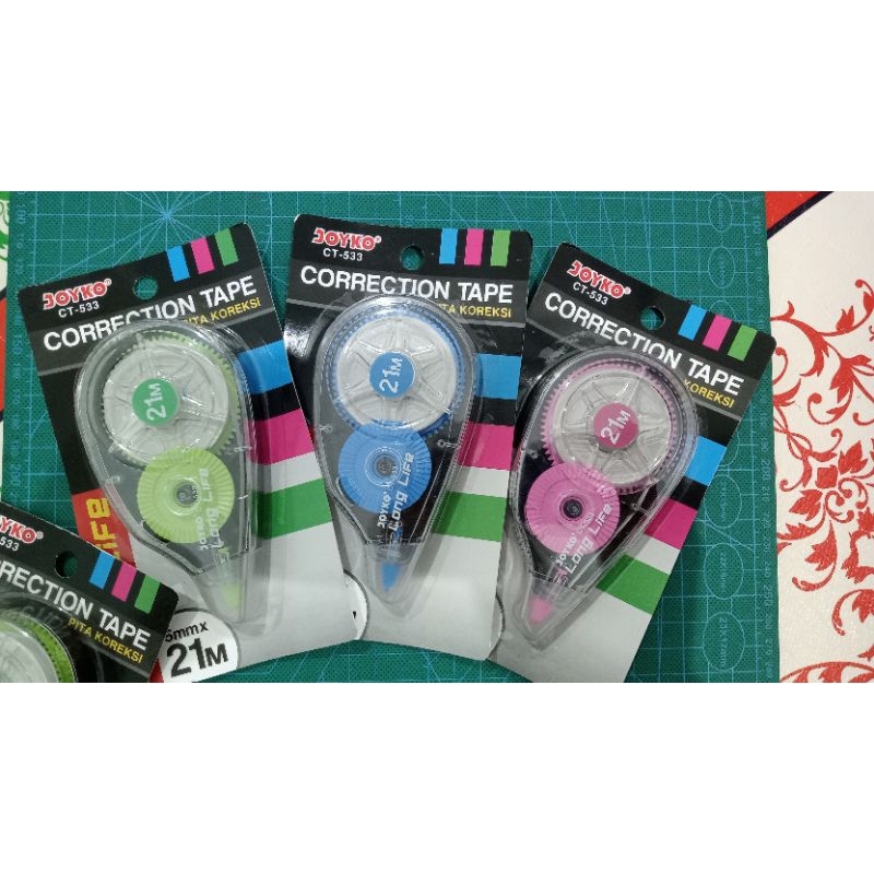 

Tipe Ex Kertas / Correction Tape JOYKO 21 METER / CT-533