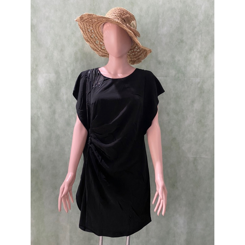 Preloved/Thrift Mini dress hitam pesta/black dress party Doho Korean Style