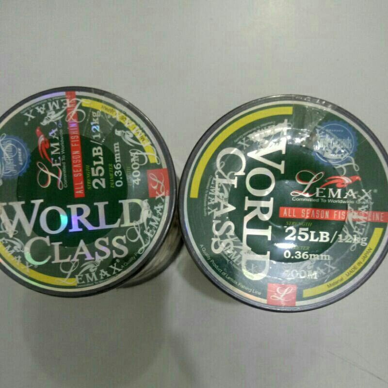 SENAR LEMAX WORLD CLASS 25LB, 0.36mm, 400m