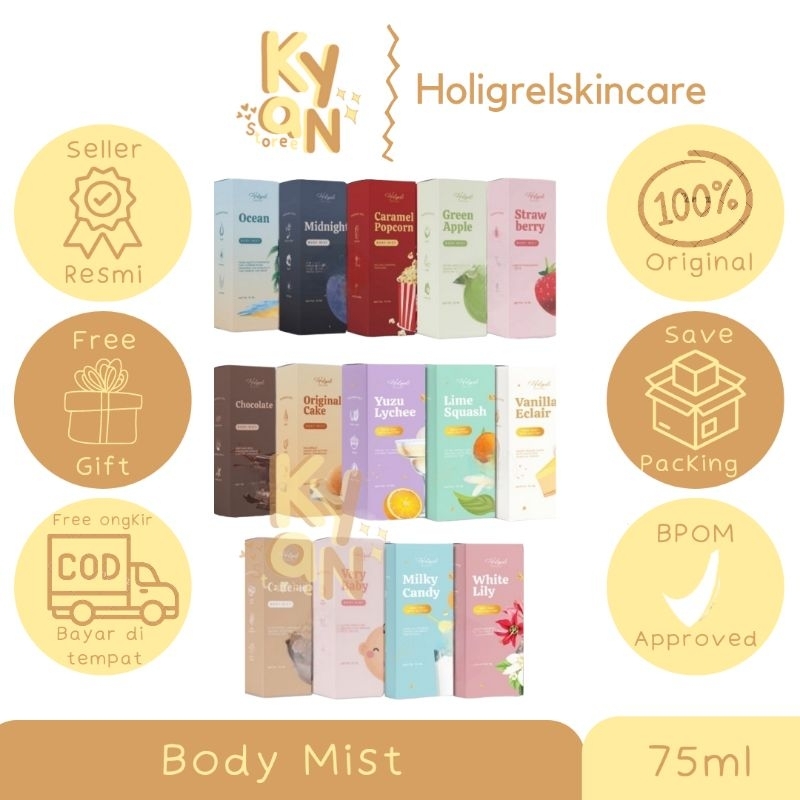 HOLIGRELS BODY MIST