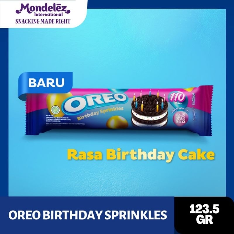 

Oreo Birthday Sprinkles 123,5 g (Lemited Edition)