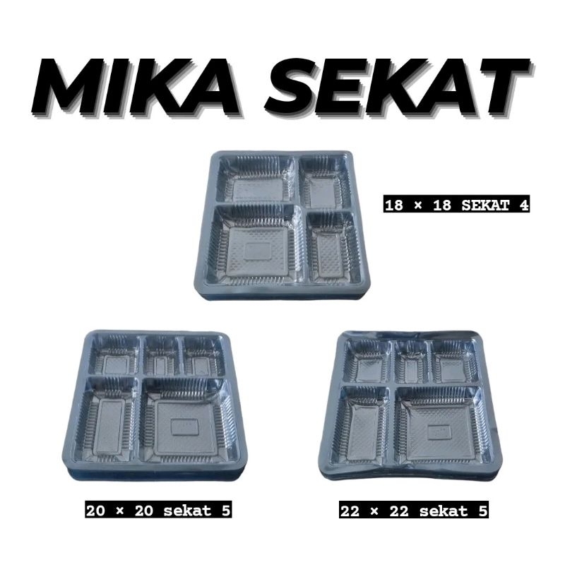 (MIN ORDER 100 PCS) MIKA PLASTIK SEKAT 4 / MIKA PLASTIK SEKAT 5
