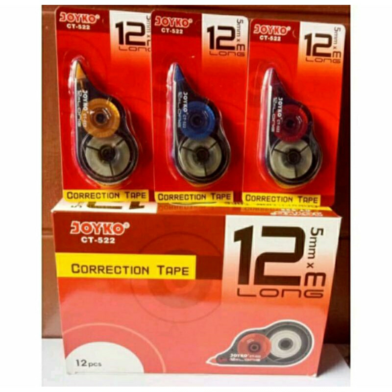

Joyko Correction Tape CT 522 / 12mx5mm