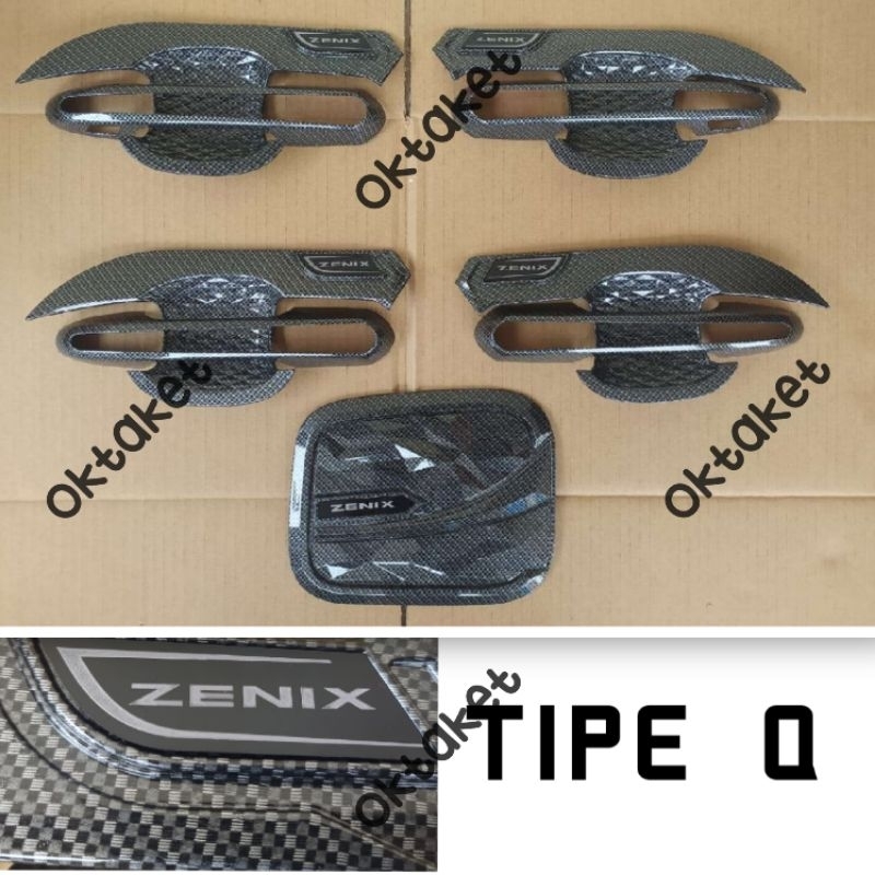 paket outer handle tank cover Innova Zenix 2023 2024 Full Carbon Tipe V G Q