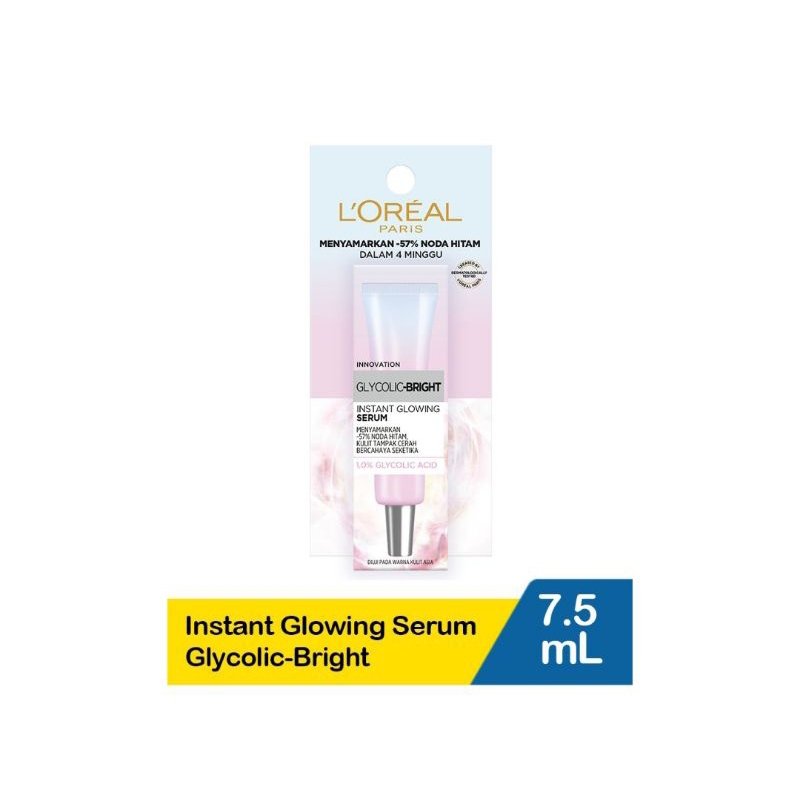 Loreal instant Glowing serum Glycolic - Bright 7.5ML