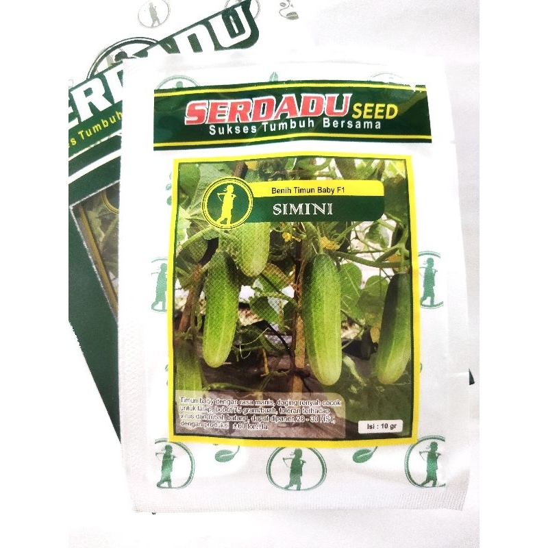 Benih timun baby SIMINI F1 10gram timun mini,timun lalap