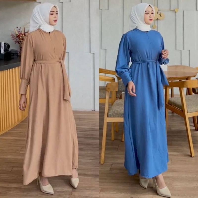 Tata Gamis / Gamis Polos Jumbo / Baju Gamis Model Sekarang Yg Lagi Ngetren Jumbo / Gamis Lebaran Ter