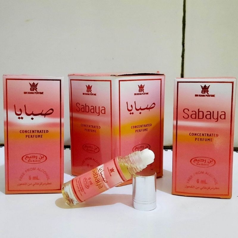 Minyak Wangi aroma SABAYA Roll On 6ml Parfum Wanita Non Alkohol