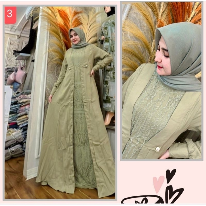 GAMIS  WANITA SEINA DRESS by Alira Fashion