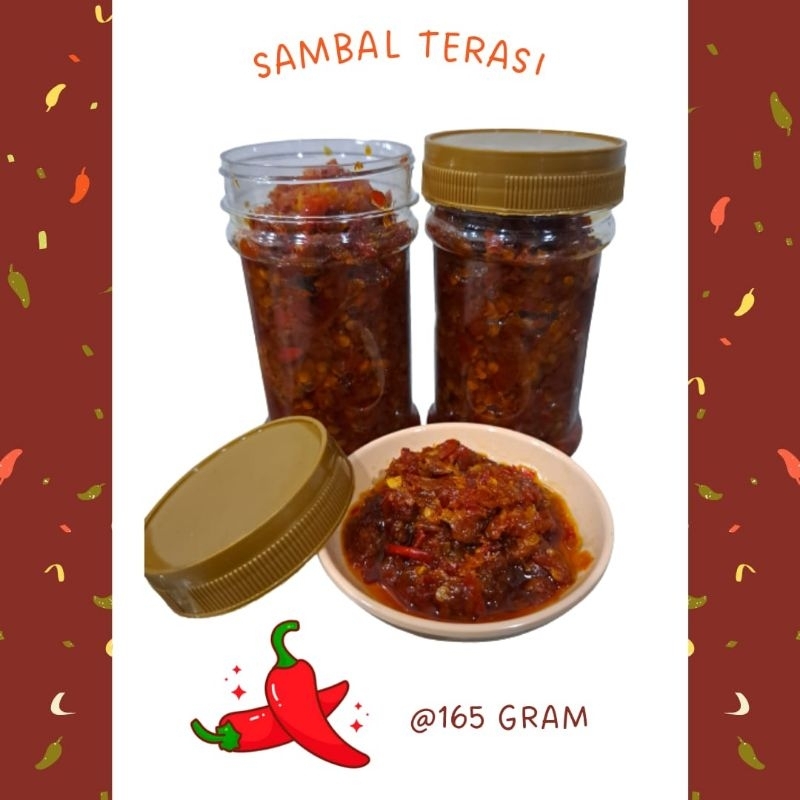 

SAMBAL TERASI YESS! 165g / SAMBAL TERASI SAMBAL AYAM GEPREK RUMAHAN PEDAS NAMPOL