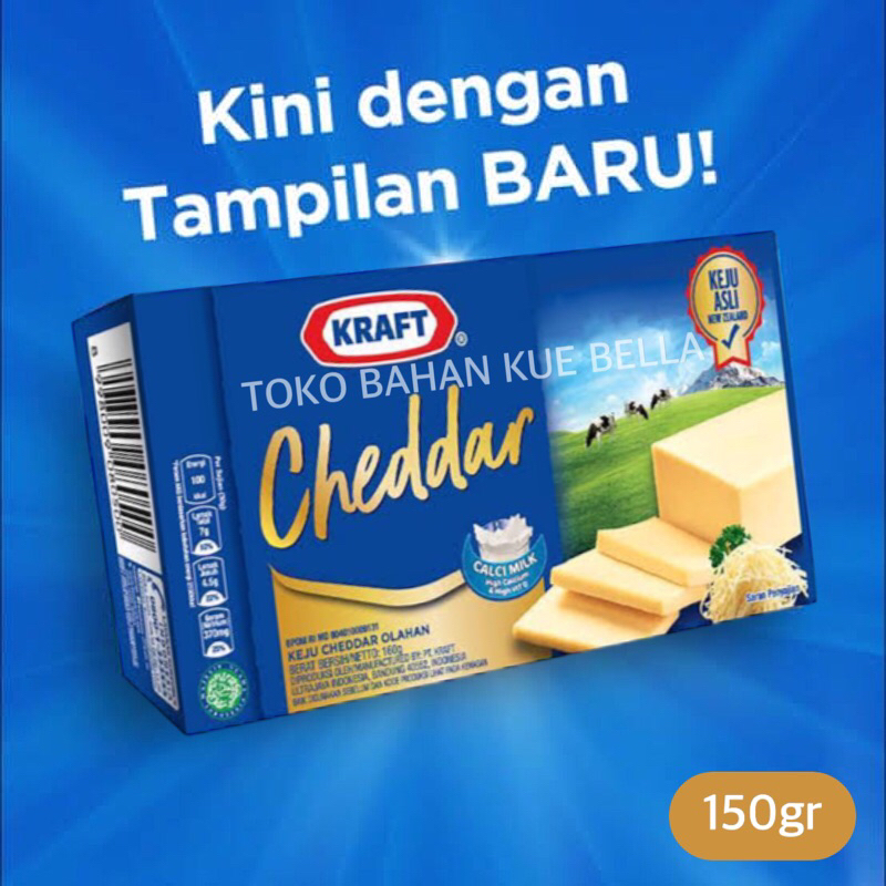 KRAFT CHEDDAR 150gr - Keju Chedar Cheese