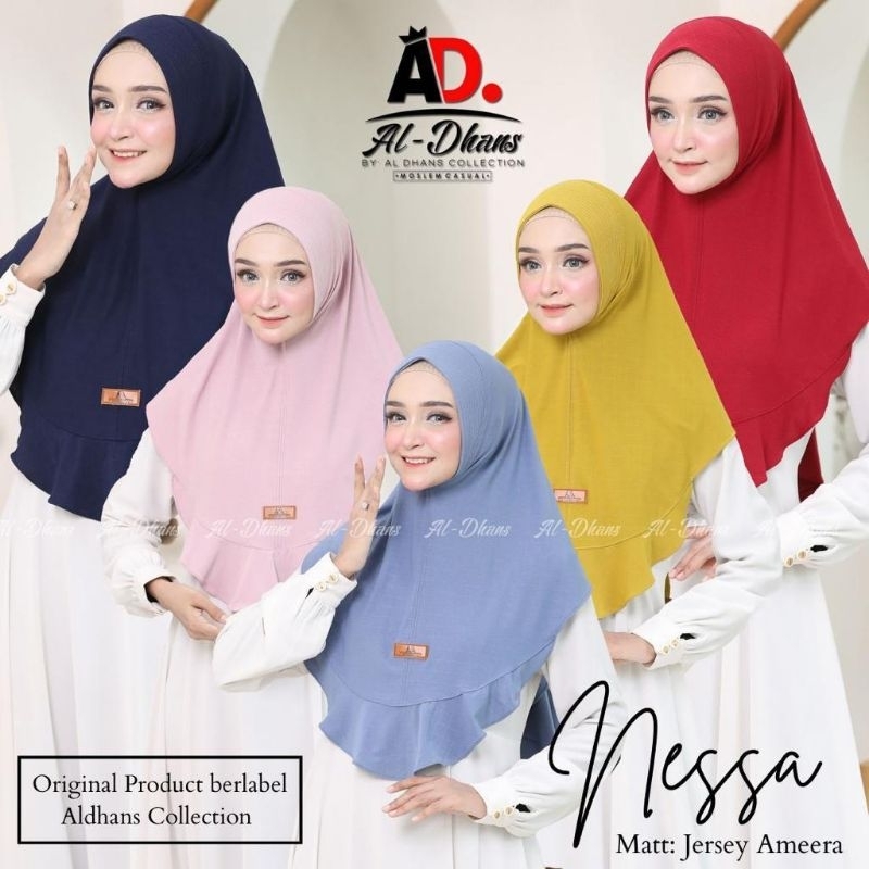 Hijab Instan NESSA Jersey Ameera by Al-dhans
