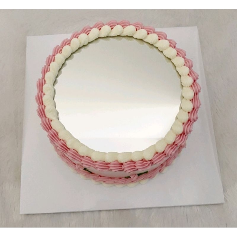 

Cermin Mirror topper Cake