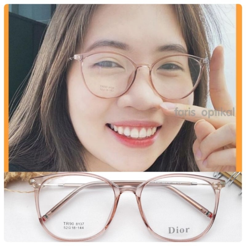 kacamata  PHOTOCROMIC minus antiradiasi (paket frame+lensa) 8135 kacamata