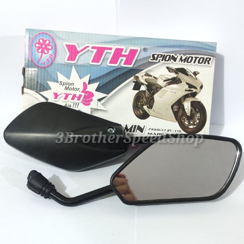 Kaca Spion Standar Model Motor Suzuki Shogun Gagang Mini Drat Suzuki 12mm Universal All Suzuki